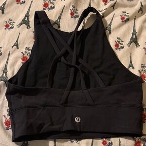 lululemon athletica Black Strappy Sports Bra